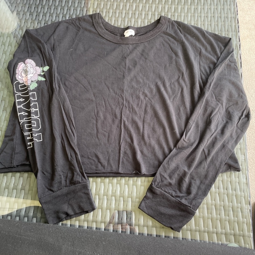 Tokyo Long Sleeve Crop Top